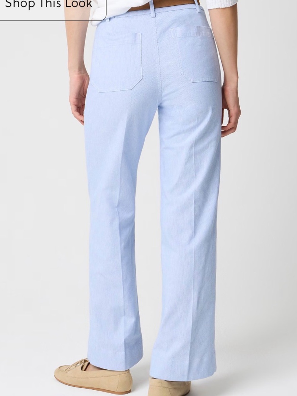 J. Crew Light Blue Lizzie Pant - Picture 3 of 9